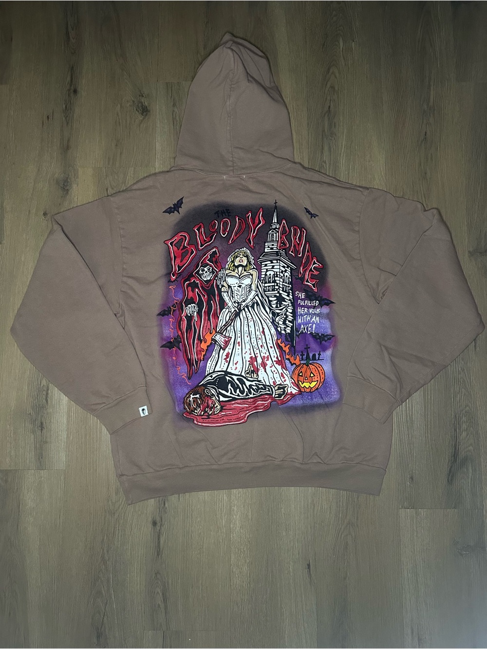 Warren Lotas Bloody Bride ‘Brown’ Hoodie